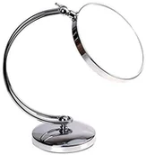 Lusterka do makijażu - HIMRY himry Designed lusterko/lusterko, 8 inch, obracany o 360 °. 2 lustra: normalne i 3 kieszeń  komora/5  /7  /10  krotnym powiększeniem, 19 cm , chromowane, kxd3110 KXD3110-5x - miniaturka - grafika 1