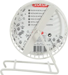 Zolux Kołowrotek metalowy 11 cm kol beżowy - Akcesoria dla gryzoni - miniaturka - grafika 3