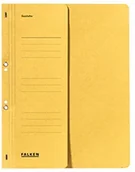 Koszulki na dokumenty - Falken oesenhefter z kartonu z recyklingu, żółty 80000532 - miniaturka - grafika 1