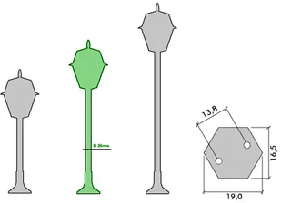 Su-Ma lampa stojąca Witraż K 5002/2 N - Lampy ogrodowe - miniaturka - grafika 6