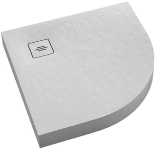 Schedpol NonLimits White Stone brodzik akrylowy 90x90 cm biały kamień - Brodziki prysznicowe - miniaturka - grafika 2