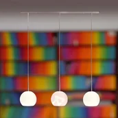 Lampy sufitowe - Casablanca 3-punktowa lampa wisząca BALL - miniaturka - grafika 1