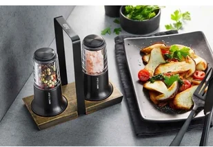 Gefu Zestaw młynków X-PLOSION czarny g-34642 - Młynki do soli i pieprzu - miniaturka - grafika 2