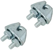 Łańcuchy i liny stalowe - Diall Zacisk linowy 3 mm 2 szt. HSWC0004 - miniaturka - grafika 1