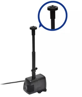 vidaXL Pompa fontannowa z 3 kaskadami, przepływ 1000 l/h - Akcesoria do basenów - miniaturka - grafika 3