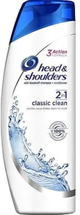 Head&Shoulders Szampon i odżywka przeciwłupieżowa 2 w 1 Classic Clean Anti Dandruff Shampoo & Conditioner) Objętość 225 ml) - Szampony do włosów Head&Shoulders Szampon i odżywka przeciwłupieżowa 2 w 1 Classic Clean Anti Dandruff Shampoo & Conditioner) Objętość 225 ml) - Szampony do włosów - miniaturka - grafika 1
