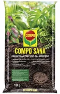 Ziemia ogrodowa - Compo Podłoże Do Roślin Zielonych I Palm 10L Sana - miniaturka - grafika 1