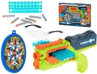Zabawki militarne - Wyrzutnia pistolet Storm Zone strzałki tarcza zielona KX6140_1 - miniaturka - grafika 1