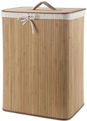 Kosze na bieliznę - Compactor ran5217 faltbarerer, prostokątny kosz na pranie, bambus, średnica: 40 x 30 x 60 cm, można zdjąć, naturalny B00BRTNN6G - miniaturka - grafika 1