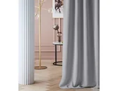 Zasłony - Room99 ZASŁONA ZACIEMNIAJĄCA LAUREL - JASNOSZARA 140x280 5908224060143 - miniaturka - grafika 1