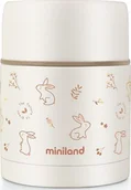 Termosy - Miniland Termos do posiłków ECO-friendly 600ml Królik uniwersalny 368658-uniw - miniaturka - grafika 1