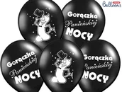 Wieczór panieński i kawalerski - Strong Balloons Balony 14", "Gorączka Panieńskiej...", Black, 50 szt SB14P-241-010 - miniaturka - grafika 1