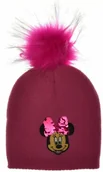 Czapki dla dzieci - Licencja Walt Disney Czapka zimowa Minnie Mouse Myszka Minnie z pomponem 22585 - miniaturka - grafika 1