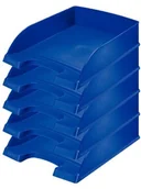 Półki łazienkowe - Leitz Plus kuwety na dokumenty, wysokość 7 cm, zestaw 5 sztuk, granatowy 52270035 - miniaturka - grafika 1