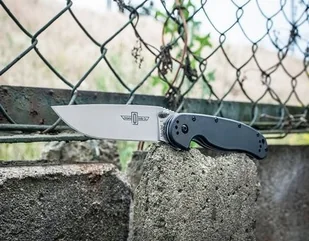 Ontario Nóż RAT 1 Folder Silver Plain 8848SP) 8848SP - Noże - miniaturka - grafika 4
