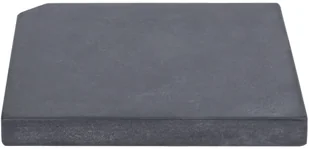 vidaXL Podstawa do parasola czarna 47x47x4,5 cm granitowa  313669 - Pozostałe meble ogrodowe - miniaturka - grafika 3