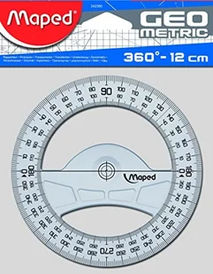 Maped Kątomierz okrągły Geometric - Przybory szkolne - miniaturka - grafika 2