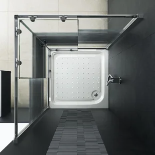 vidaXL Lumarko Kabina prysznicowa, bezpieczne szkło, 70x70x185 cm 144633 - Kabiny prysznicowe - miniaturka - grafika 6