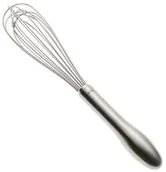 Przybory do gotowania - Oxo Steel 1050058 trzepaczka do ubijania piany, stal nierdzewna, 22,5 cm 1050058 - miniaturka - grafika 1