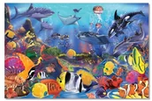 Puzzle - Melissa & Doug 10427 listwa przypodłogowa puzzle pod wodą - miniaturka - grafika 1