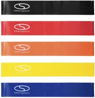 Gumy, taśmy, ekspandery - SMJ sport Zestaw taśm oporowych EX003 5szt. - miniaturka - grafika 1