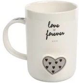 Kubki - Altom FORVER LOVE KUBEK 360ML DEK. SZARE SERCE GIFTBOX 5902689878879 - miniaturka - grafika 1