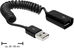 Delock Przedłużacz USB-A 0.6 m - Kable komputerowe i do monitorów - miniaturka - grafika 2