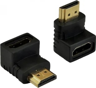 Akyga Adapter AK-AD-01 (HDMI F - HDMI M; kolor czarny) AK-AD-01 - Adaptery i przejściówki - miniaturka - grafika 2