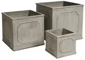 Donice - Belldeco GRIGIO Donica kwadratowa, 35x35x33 cm - miniaturka - grafika 1