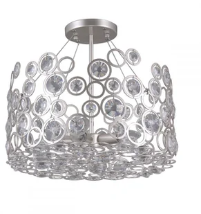 Italux Nardo PNPL-33064-5-CH.S Lampa wisząca zwis oprawa 5x40W E14 srebrny szampański - Lampy sufitowe - miniaturka - grafika 2