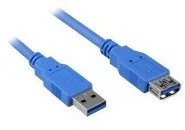 Sharkoon Kabel USB USB 3.0 przedłużacz black 3 m - 4044951015696 - Kable USB - miniaturka - grafika 2