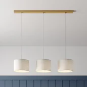 Lampy sufitowe - Britop Lampa wisząca Corralee, biała, 3-punktowa - miniaturka - grafika 1