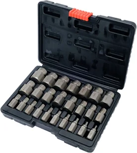 YATO ZESTAW WYKRĘTAKÓW DO USZKODZONYCH ŚRUB WEWNĘTRZNYCH HEX TORX SPLINE ZAWIERA 25 ELEMENTÓW - Gwintowniki - miniaturka - grafika 2