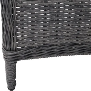 HOME & GARDEN Meble ogrodowe technorattanowe Bristol 230 cm Grey / Grey 8+1 755605 - Meble ogrodowe - miniaturka - grafika 6