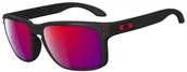 Okulary przeciwsłoneczne - Oakley Holbrook Matte Black /Positive Red Iridium unisex - miniaturka - grafika 1