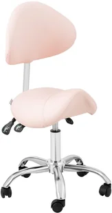 physa Krzesło siodłowe PHYSA MANNHEIM POWDER PINK różowe oparcie i siedzisko z regulacją wysokości - Taborety i hokery physa Krzesło siodłowe PHYSA MANNHEIM POWDER PINK różowe oparcie i siedzisko z regulacją wysokości - Taborety i hokery - miniaturka - grafika 1