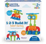 Zabawki kreatywne - Cass film Fabryka Robotów. Zestaw konstrukcyjny 1-2-3 - miniaturka - grafika 1