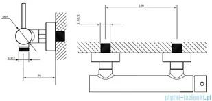 Omnires Y1240BL - Baterie wannowe i prysznicowe - miniaturka - grafika 2