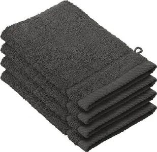 De Witte Lietaer Rękawica do mycia de Witte lietaer 194690 Stephanie zestaw (4 myjki, bawełna Ciemnoszary 540 G/M 15 x 22 x 1 cm 194690 - Akcesoria łazienkowe - miniaturka - grafika 2