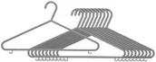 Wieszaki i stojaki - Premier Housewares Premier housewares 1900387 dorosłych z tworzywa sztucznego firmy wieszak na ubrania, szary 1900387 - miniaturka - grafika 1