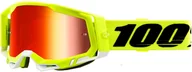 Gogle narciarskie - 100% 100% Racecraft Anti-Fog Goggles Gen2, yellow/mirror  2021 Gogle HU-GOG-0045/72/unis - miniaturka - grafika 1