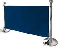 Wyposażenie lokali gastronomicznych - Bolero Płótno odgradzające granatowe | wys. 700 mm | szer. 1430 mm DL480 - miniaturka - grafika 1