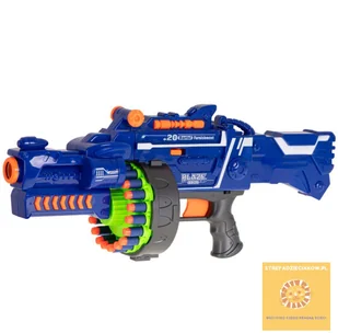 Hasbro Wyrzutnia karabin Blaze Storm + naboje 40szt STREFADZIECIAKOW.PL KX670 - Zabawki militarne - miniaturka - grafika 3