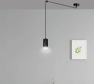 EULUNA Lampa wisząca Speed, czarna, 1-punktowa - Lampy sufitowe - miniaturka - grafika 3