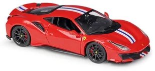 Bburago Autko Ferrari 488 Pista 1:24 26026 $ - Samochody i pojazdy dla dzieci - miniaturka - grafika 4