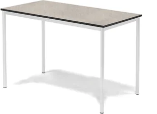 AJ Produkty Stół SONITUS, 1400x800x900 mm, linoleum jasnoszary, biały - Meble do szkół i przedszkoli AJ Produkty Stół SONITUS, 1400x800x900 mm, linoleum jasnoszary, biały - Meble do szkół i przedszkoli - miniaturka - grafika 1