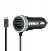 Ładowarki samochodowe - Ładowarka Samochodowa do Telefonu 2,4A Usb Typ C - miniaturka - grafika 1