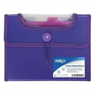 PUKKA Teczka z gumką Pp A5/30mm/12przegr Pukka Fiolet - Artykuły biurowe - miniaturka - grafika 2