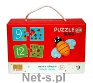 Puzzle - DOBRA FIRMA Puzzle Cyferki Chrobaczki 300116 - miniaturka - grafika 1