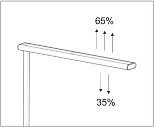 MAUL Lampa stojąca biurowa LED MAULjet, biała - Lampy stojące - miniaturka - grafika 2